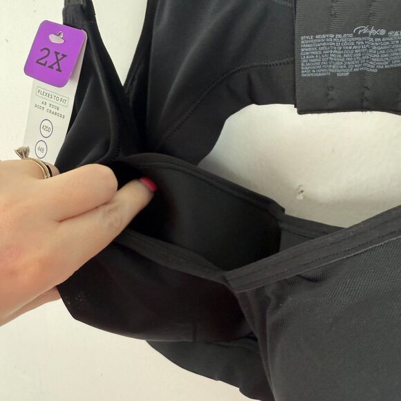 NWT Playtex Maternity & Nursing Shaping T-Shirt Wirefree Bra Black Size 2XL XXL - Picture 8 of 13